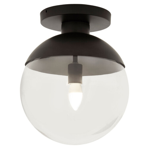 Premier Housewares Premier Housewares Revive Black Metal Ceiling Light 1