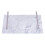Premier Housewares Premier Housewares Grey Marble Tray with Silver Handles 1