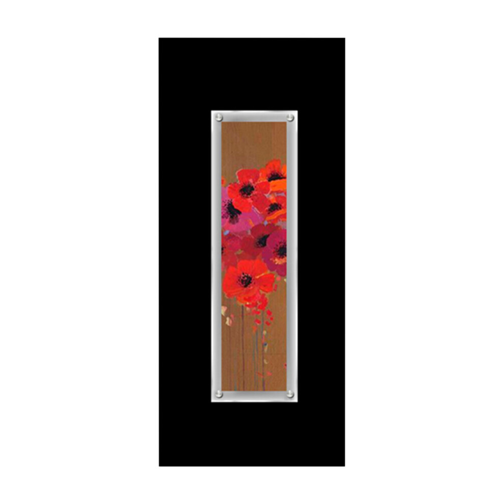 Premier Housewares Poppies Rectangular Framed Wall Art
