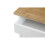 Premier Housewares Durable White and Bamboo Top Kitchen Trolley, Multi Purpose Kitchen Storage, Double Door Serving Trolley 4