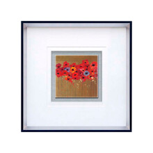 Premier Housewares Poppies 2 Square Framed Wall Art