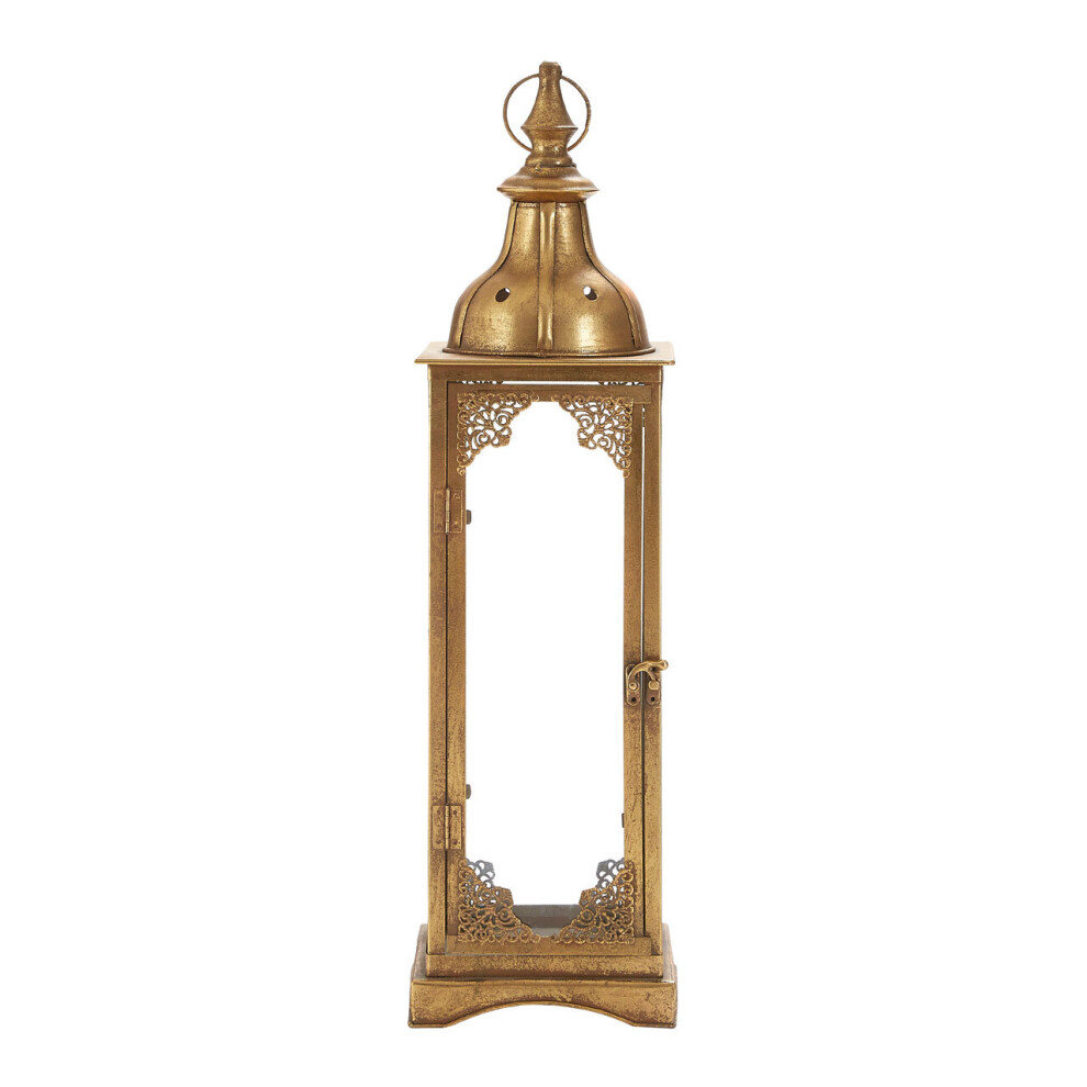 Reza Gold Finish Small Lantern