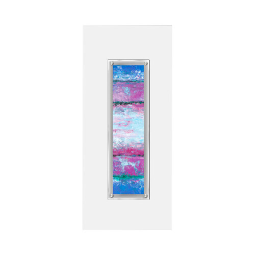 Premier Housewares Premier Housewares Abstract Blue 1 Framed Wall Art