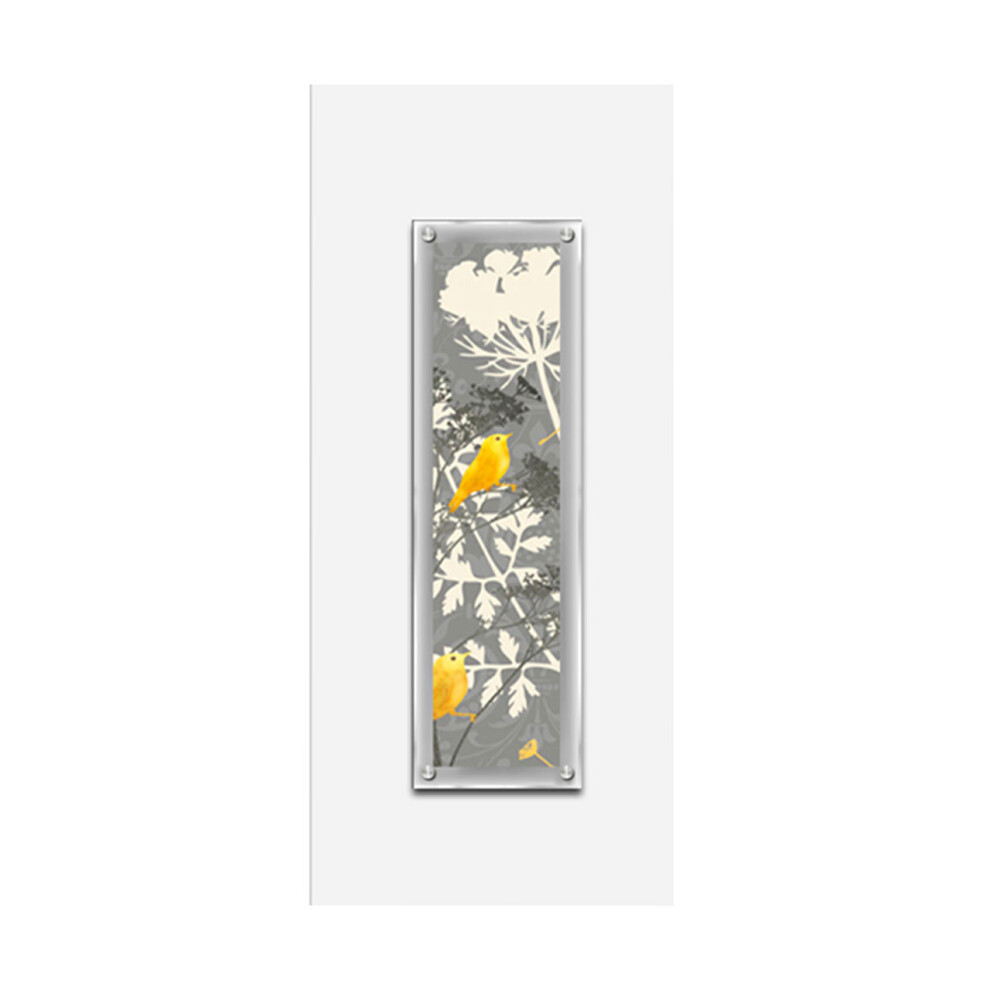 Premier Housewares Yellow Bird 2 Framed Wall Art