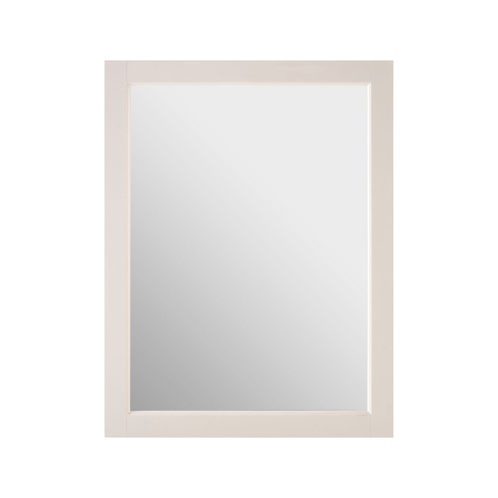 Premier Housewares Mirrored Wall Cabinet, Mirrored Bathroom Cabinet With 2 Inner Shelves, Modern Bathroom Cabinet White