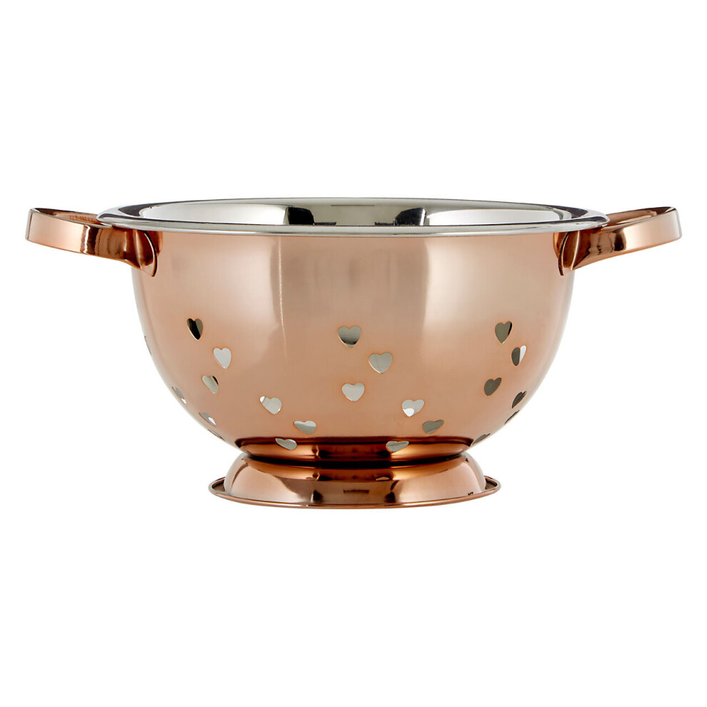 Premier Housewares Rose Gold Hearts Design Cloander