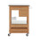 Premier Housewares Premier Housewares Bamboo Four Drawer Kitchen Trolley 1