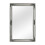 Premier Housewares Premier Housewares Rustic Vintage Silver Finish Wall Mirror 1