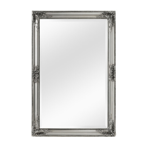 Premier Housewares Premier Housewares Rustic Vintage Silver Finish Wall Mirror