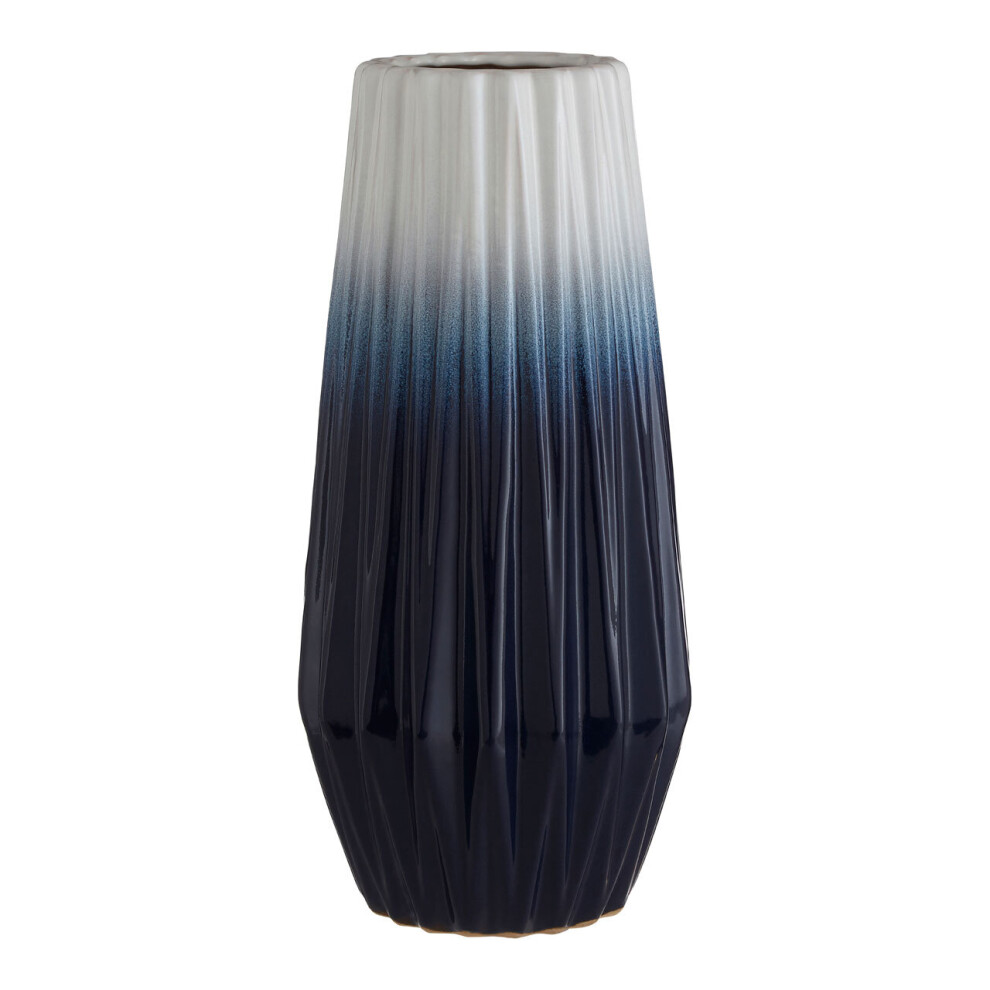 Premier Housewares Handcrafted Large Vase, Durable Ceramic Vase, Sturdy Flower Vase, Giftable Stoneware Ceramic Vase For Decor