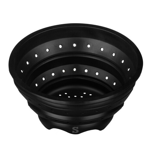 Premier Housewares Practical Collapsible Colander And Steamer, Versatile Collapsible Steamer, Heat Resistant Colander 1