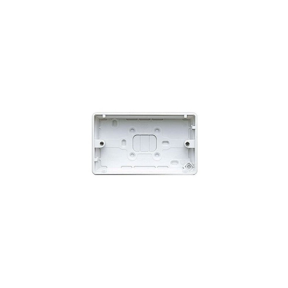 MK MOULDED BOX 2G 30MM, K2142WHI