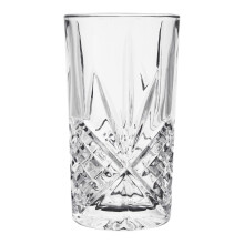 Premier Housewares Set of four Beaufort Crystal High Ball Glasses