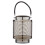 Premier Housewares Premier Housewares Large Nickel Stripe Lantern 1