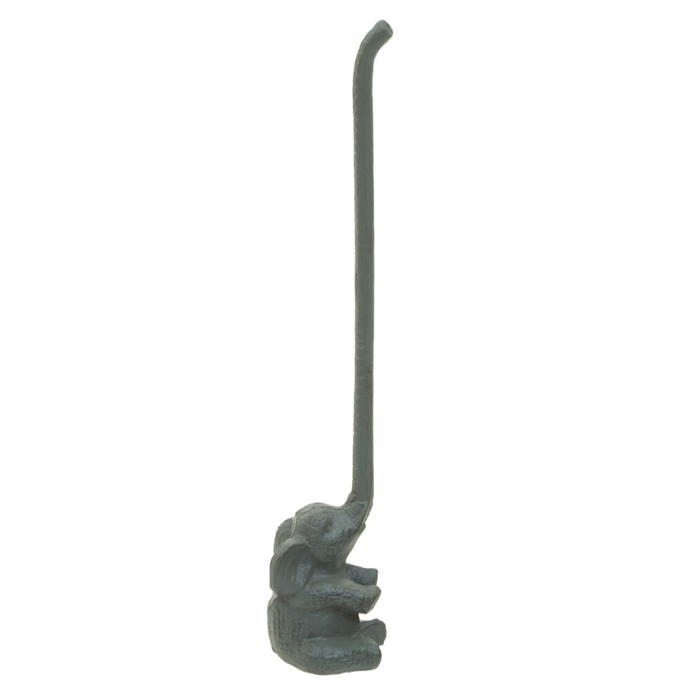 Premier Housewares Fauna Elephant Grey Roll Holder