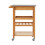 Premier Housewares Premier Housewares Bamboo One Drawer Kitchen Trolley 4