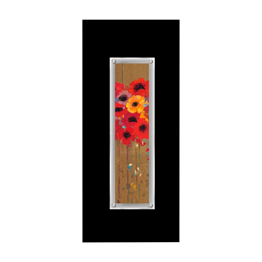 Poppies 2 Tall Framed Wall Art