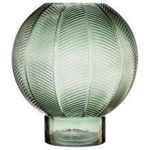 Premier Housewares Complements Large Fern Green Glass Vase