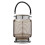 Premier Housewares Premier Housewares Small Nickel Stripe Lantern 1