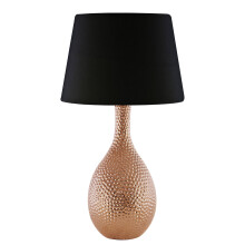 Premier Housewares Julius Copper Hammered Ceramic Table Lamp