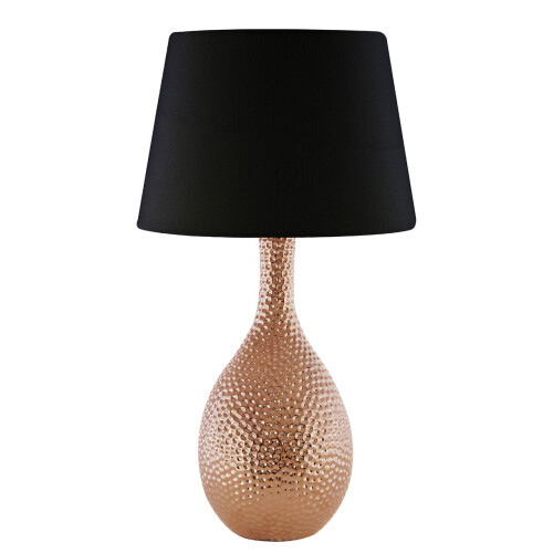 Premier Housewares Premier Housewares Julius Copper Hammered Ceramic Table Lamp