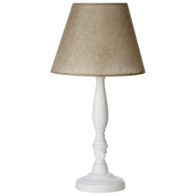 Premier Housewares Maine Round Base Table Lamp with EU Plug
