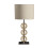 Premier Housewares Premier Housewares Mistro Cream Suede Effect Shade Table Lamp 1