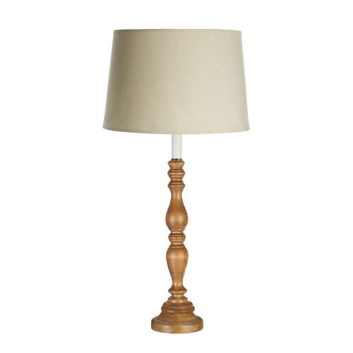Premier Housewares Premier Housewares Candle Table Lamp with Round Base