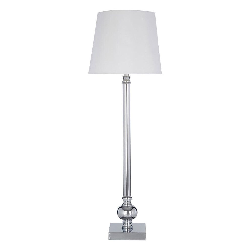 Ursula Ursala Table Lamp With Off White Silk Shade