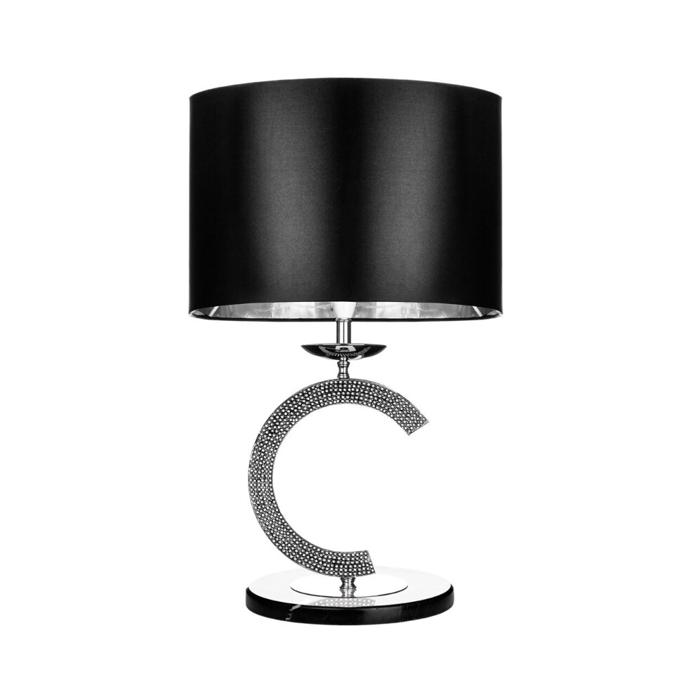 Premier Housewares Glittering C Table Lamp