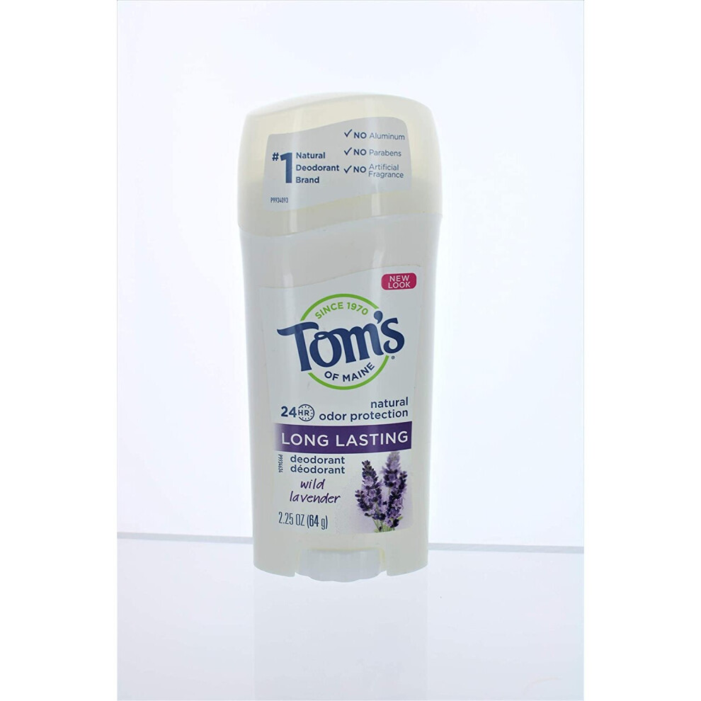 Tom's Of Maine , Deodorant Stick, Long Lasting Lavender 2.25 Oz