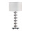 Premier Housewares Premier Housewares Bobble White Fabric Shade Lamp 1