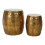 Premier Housewares Premier Housewares Reza Hammered Drum Stools 2