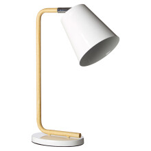 Scandi Style White Table Lamp, Flexible Lighting Of Bedside Table Lamp, Contemporary Livingroom Table Lamp
