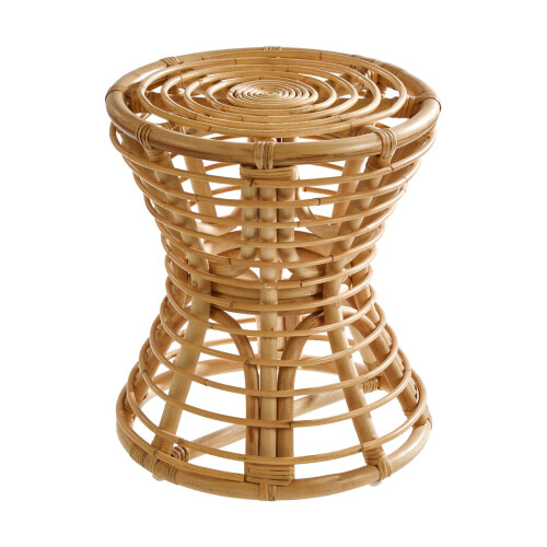 Premier Housewares Premier Housewares Maka Natural Rattan Stool 1
