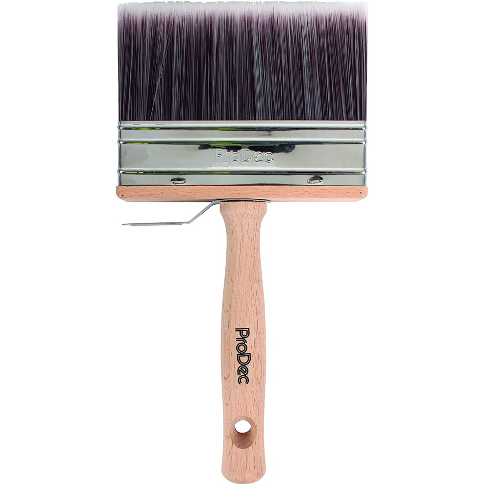 ProDec PBBB001 4" Block Brush for Rapid Emulsion, Masonry Paint, Woodstains and Varnishes