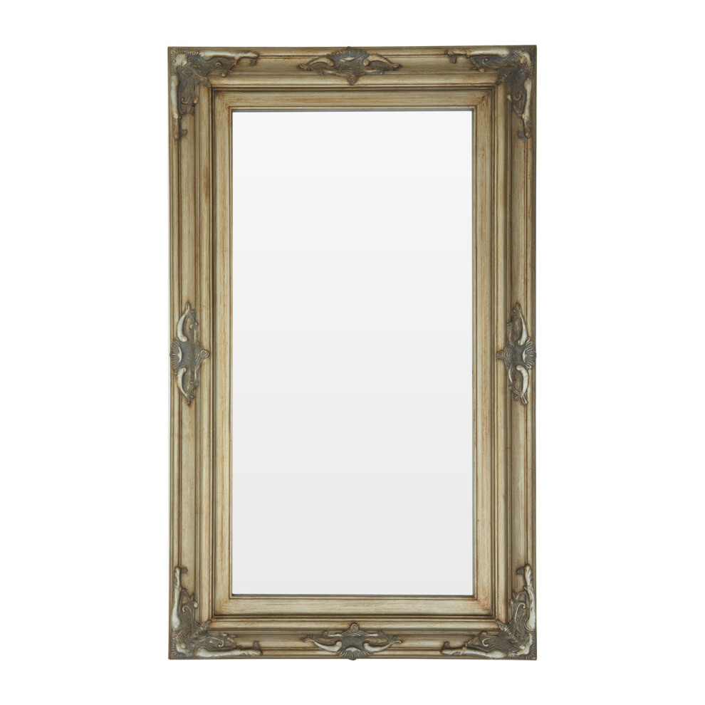 Premier Housewares Sevan Wood Frame Wall Mirror Gold