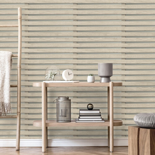 Fine Decor Fine Decor Wood Slats Grey Wallpaper FD42997 2