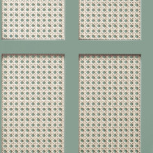 Fine Decor Cane Panel Sage Wallpaper FD42999