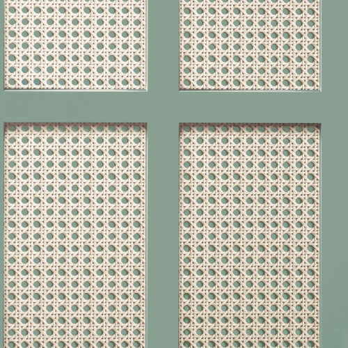 Fine Decor Fine Decor Cane Panel Sage Wallpaper FD42999