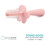 Grabease Double Sided Toothbrush, Blush, 0.18 kg 5