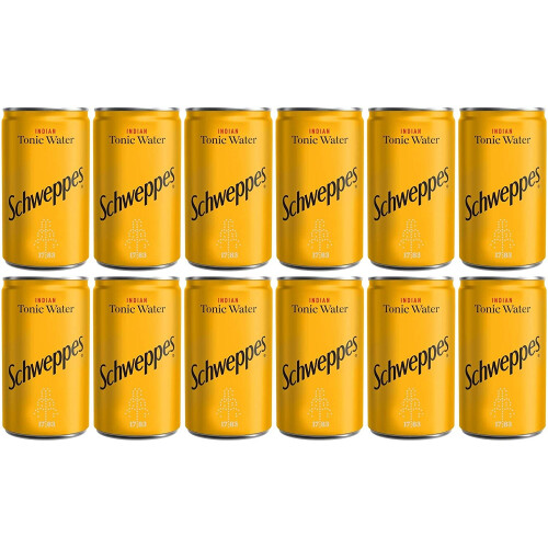 Schweppes Indian Tonic Water Mini Cans 12 x 150ml