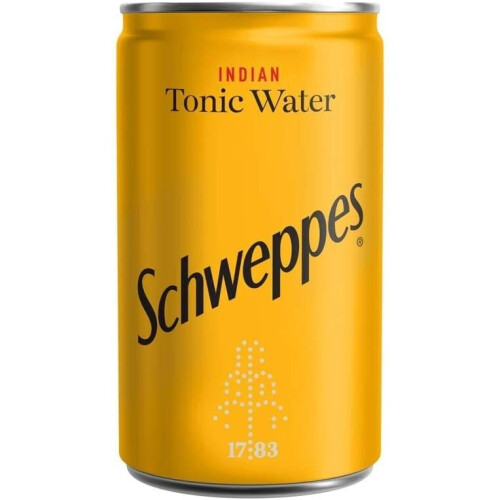 Schweppes Indian Tonic Water Mini Cans 12 x 150ml 1