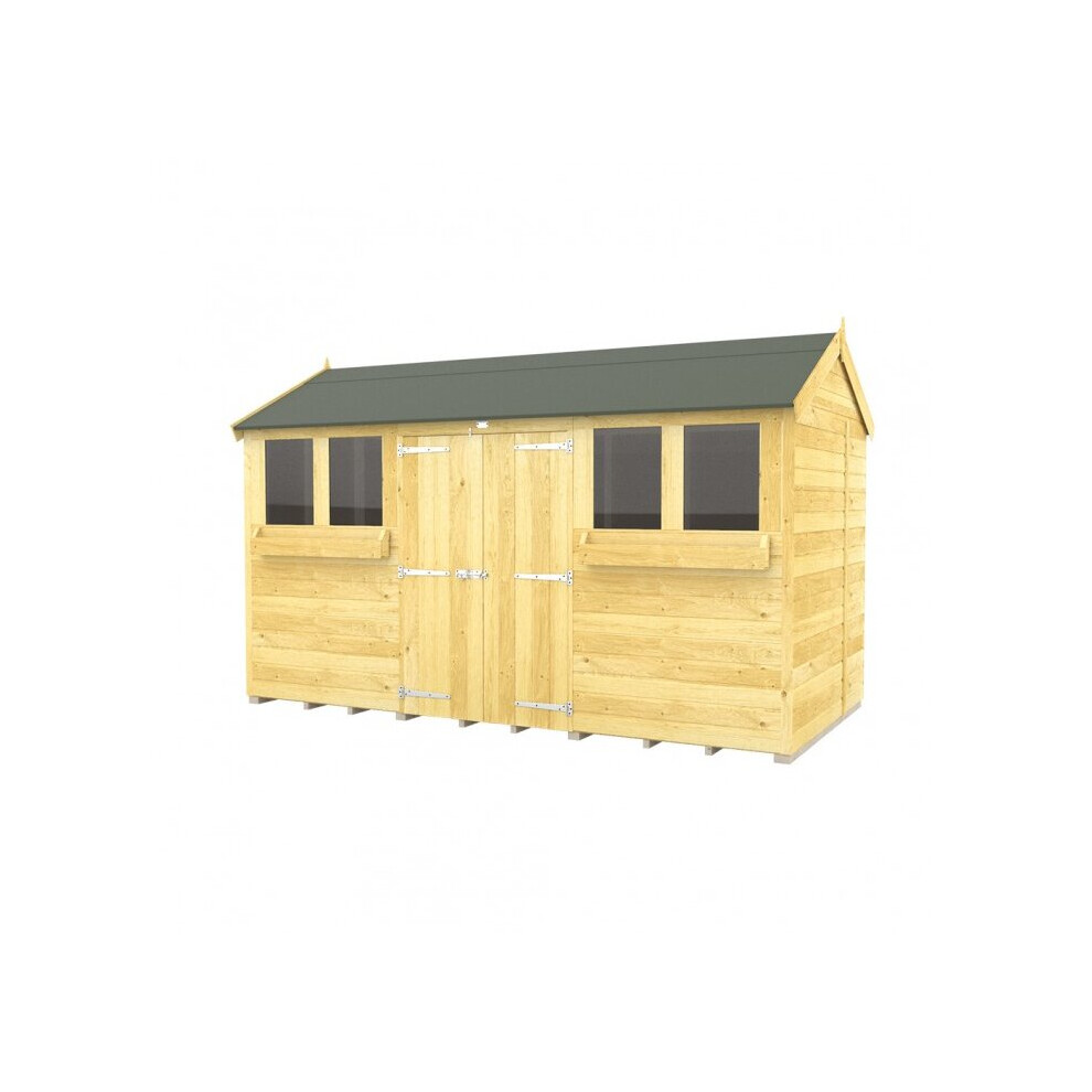 Total Sheds Apex Summer Shed 5Ft X 12Ft Fast & Free 2-5 Nationwide Delivery