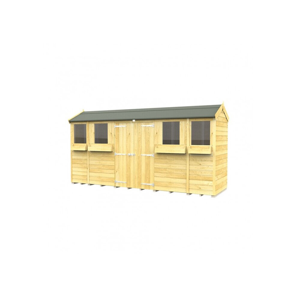 Total Sheds Apex Summer Shed 4Ft X 14Ft Fast & Free 2-5 Nationwide Delivery