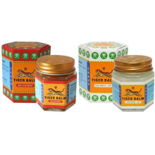 2 x19.4g TIGER BALM RED WHITE Herbal Massage ointment Pain Relief Muscle Menthol