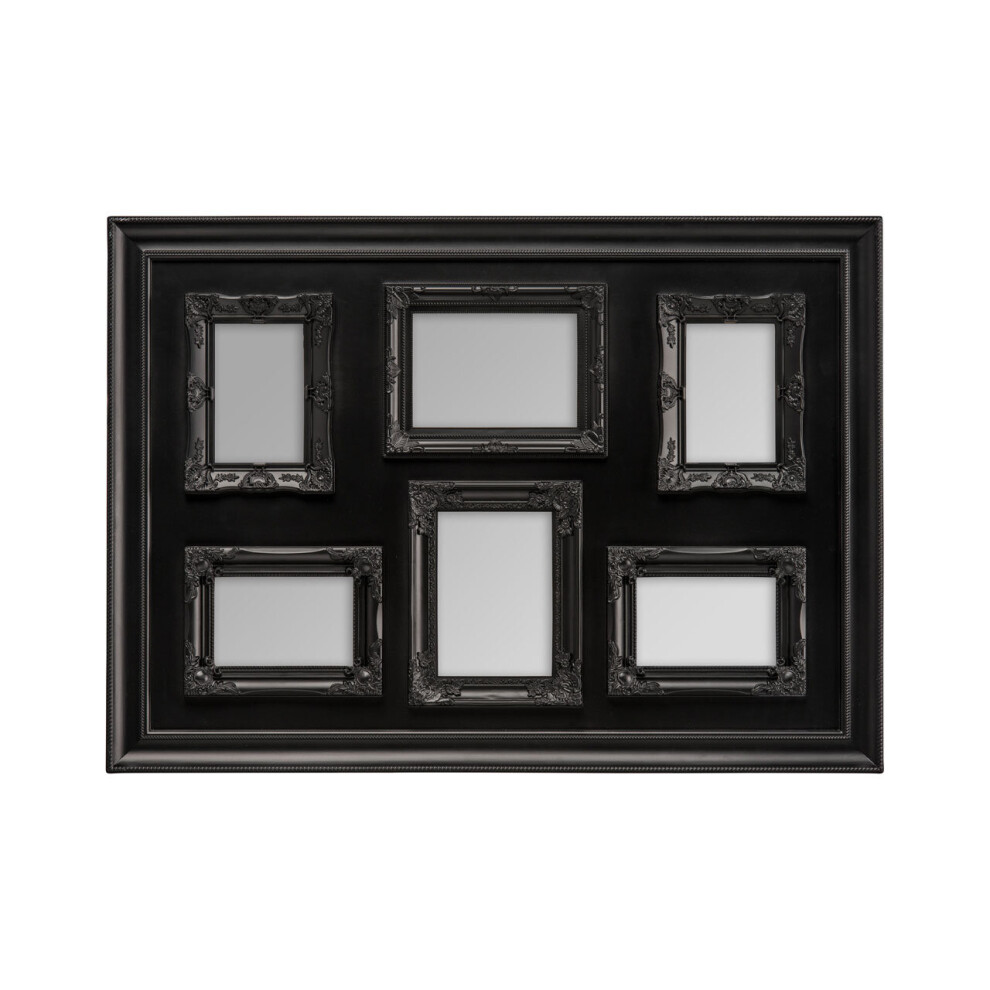 Premier Housewares Contemporary 6 Photo Frame Black