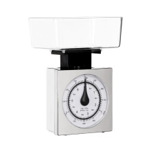 Premier Housewares Chrome Effect Kitchen Scale - 3kg
