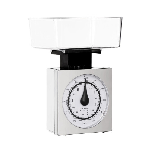 Premier Housewares Premier Housewares Chrome Effect Kitchen Scale - 3kg