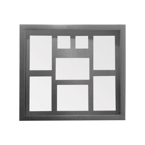 Premier Housewares Premier Housewares Silver 8 Photo Multi Photo Frame